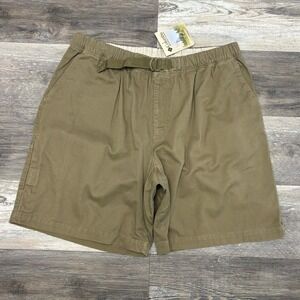 NEW Columbia Sportswear Brown‎ Men XL Web Belt Chino Shorts Gorpcore NWT TAGS